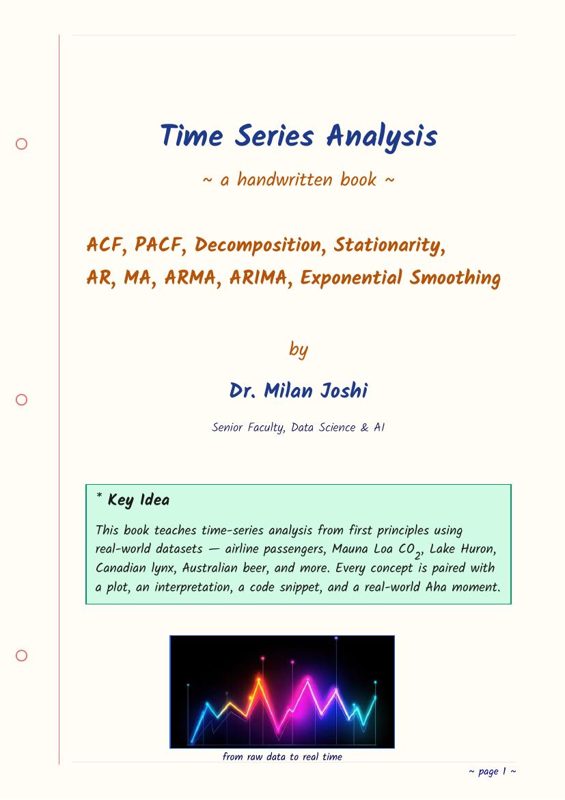 Time Series Analysis book cover